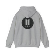 BTS logo Black - K Pop Hoodie 4