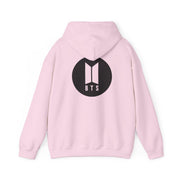 BTS logo Black - K Pop Hoodie 8