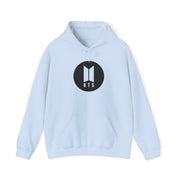 BTS logo Black - K Pop Hoodie 9