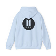 BTS logo Black - K Pop Hoodie 10