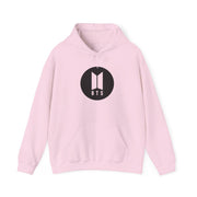 BTS logo Black - K Pop Hoodie 7