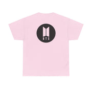 BTS logo Black - K Pop T-Shirt 8