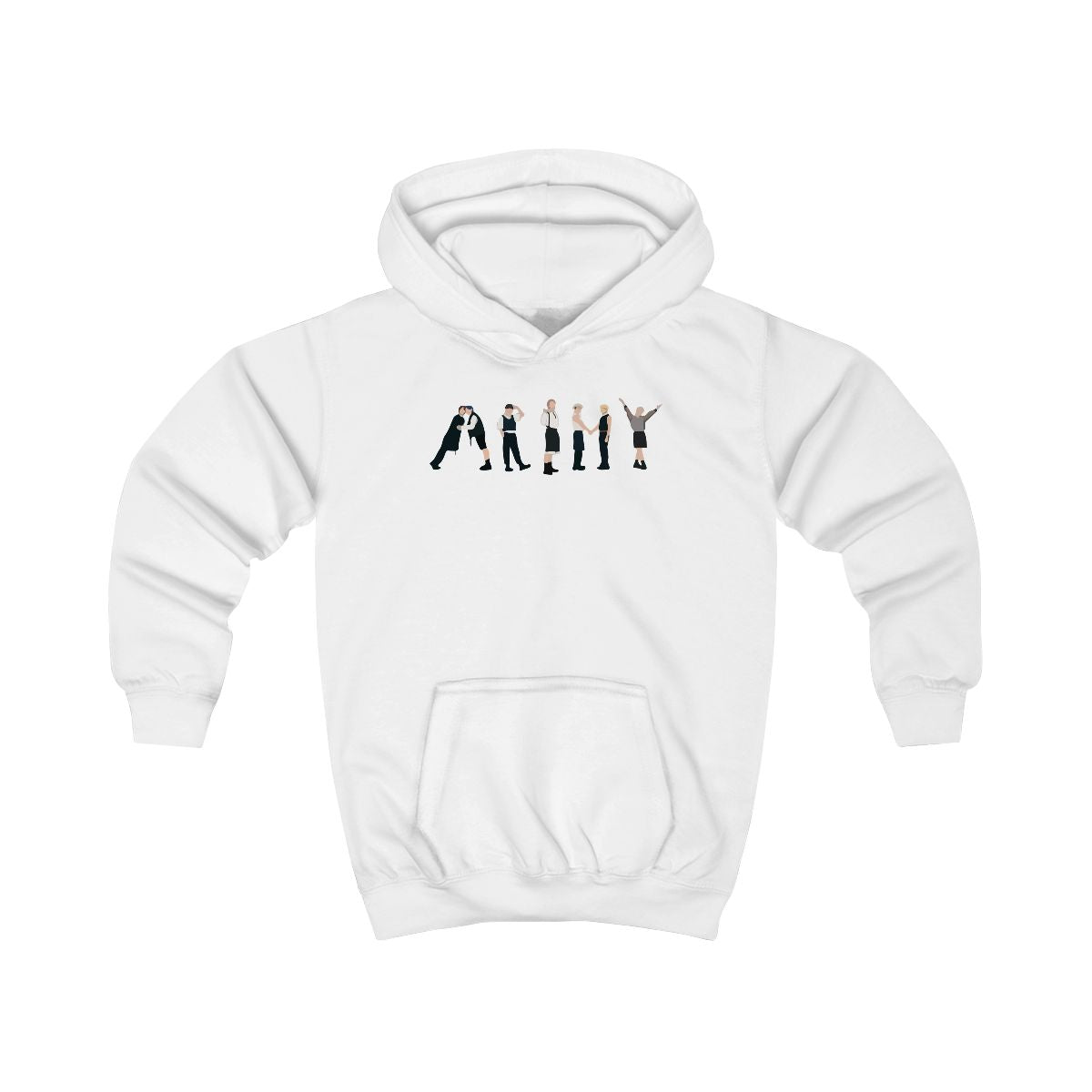 K-Pop Band Army Members Kids Hoodie