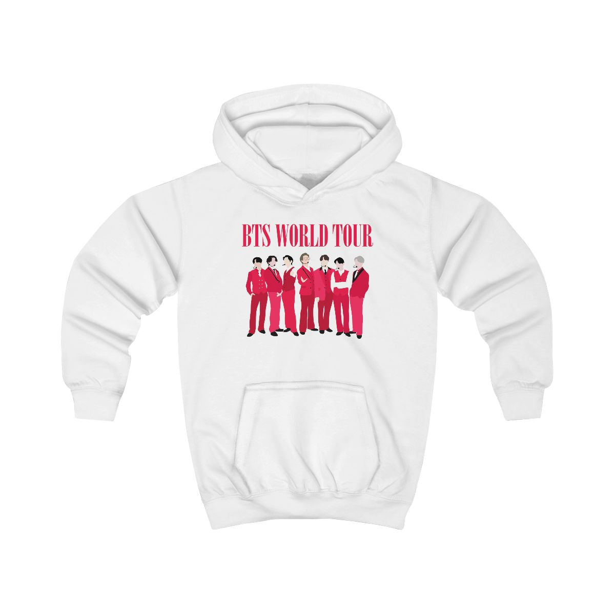 K-Pop Band World Tour 2026 Kids Hoodie