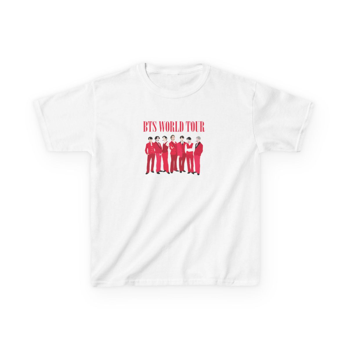 K-Pop Band World Tour 2026 Kids T-Shirt