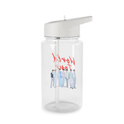 K-Pop Band Pastel Tour Clear Water Bottle 2