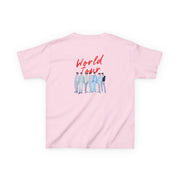 K-Pop Band Pastel Tour Kids T-Shirt 8