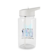 K-Pop Band Tour Pastel Blue Clear Water Bottle 2