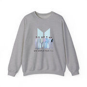 K-Pop Band Tour Pastel Blue Sweatshirt 3