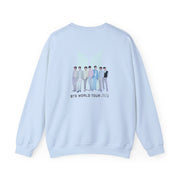 K-Pop Band Tour Pastel Blue Sweatshirt 10