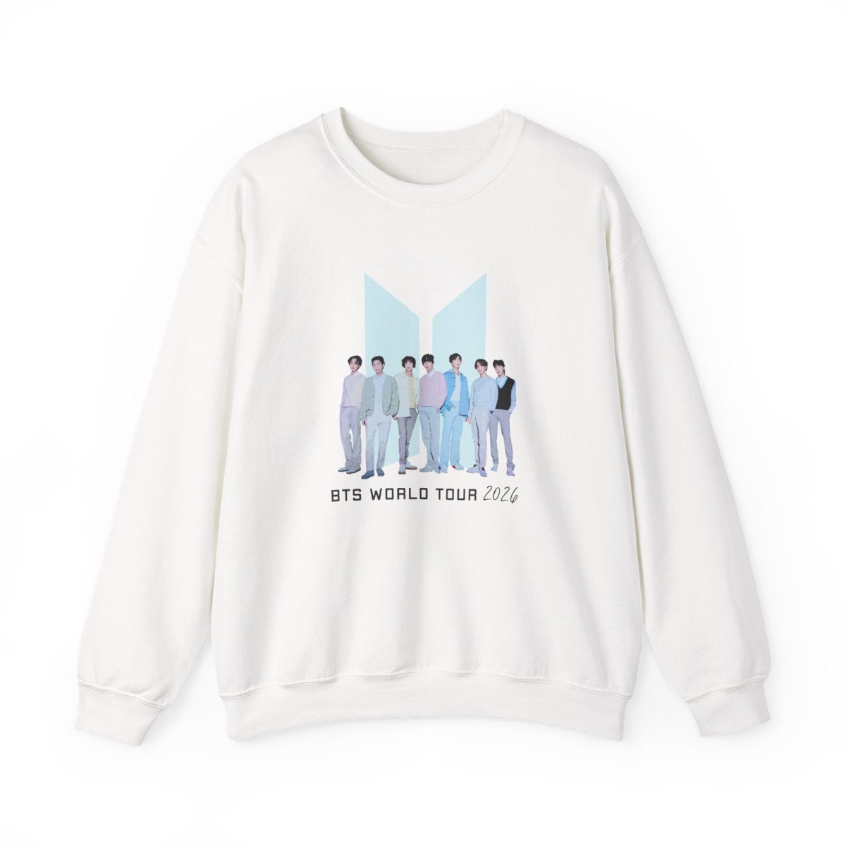 K-Pop Band Tour Pastel Blue Sweatshirt