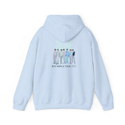 K-Pop Band Tour Pastel Blue Hoodie 10
