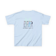 K-Pop Band Tour Pastel Blue Kids T-Shirt 6