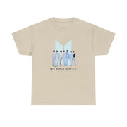 K-Pop Band Tour Pastel Blue T-Shirt 5