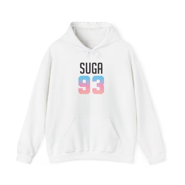 Suga 93 Hoodie White Front
