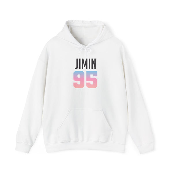 Jimin 95 Hoodie White Front