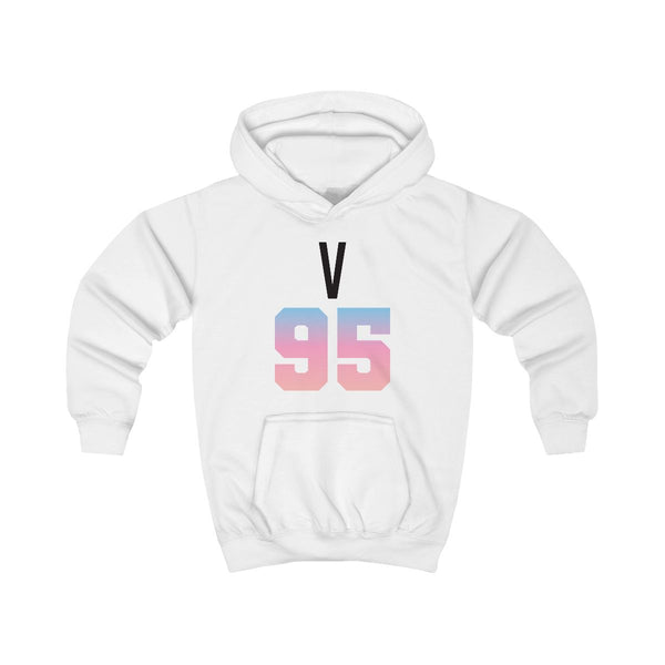 V 95 Kids Hoodie White Front