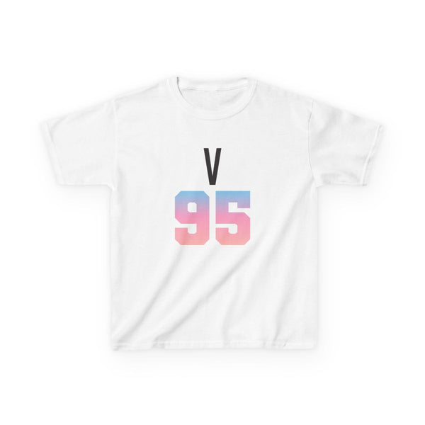 V 95 Kids T-Shirt White Front