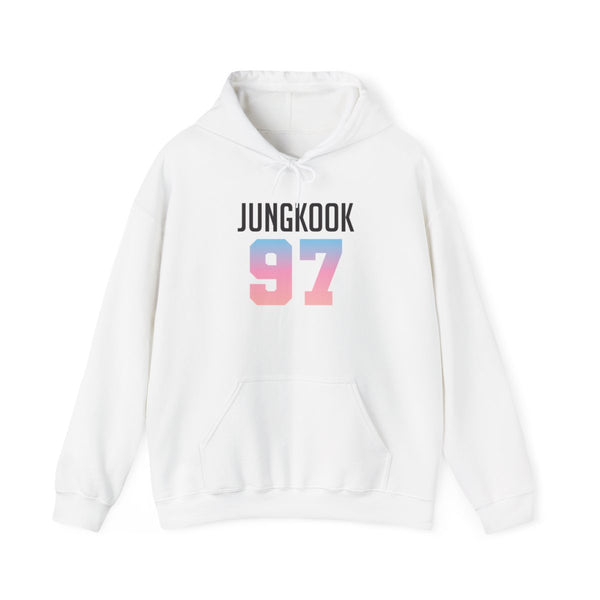 Jungkook 97 Hoodie White Front