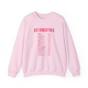 K-Pop Band World Tour List 2026 Sweatshirt 9