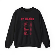 K-Pop Band World Tour List 2026 Sweatshirt 5