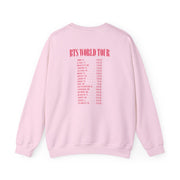 K-Pop Band World Tour List 2026 Sweatshirt 10