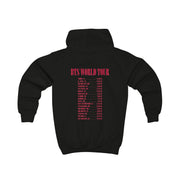 K-Pop Band World Tour List 2026 Kids Hoodie 6
