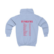 K-Pop Band World Tour List 2026 Kids Hoodie 8