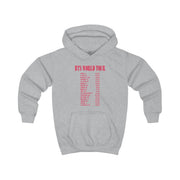 K-Pop Band World Tour List 2026 Kids Hoodie 3