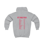 K-Pop Band World Tour List 2026 Kids Hoodie 4