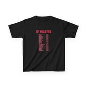 K-Pop Band World Tour List 2026 Kids T-Shirt 5