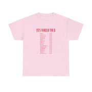 K-Pop Band World Tour List 2026 T-Shirt 9