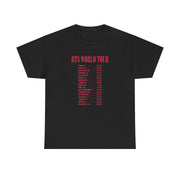 K-Pop Band World Tour List 2026 T-Shirt 5
