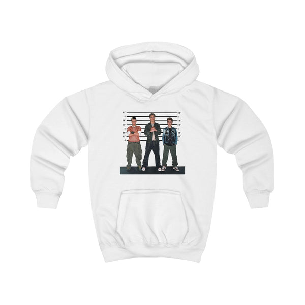 Height Chart - Bust Band Kids Hoodie White Front