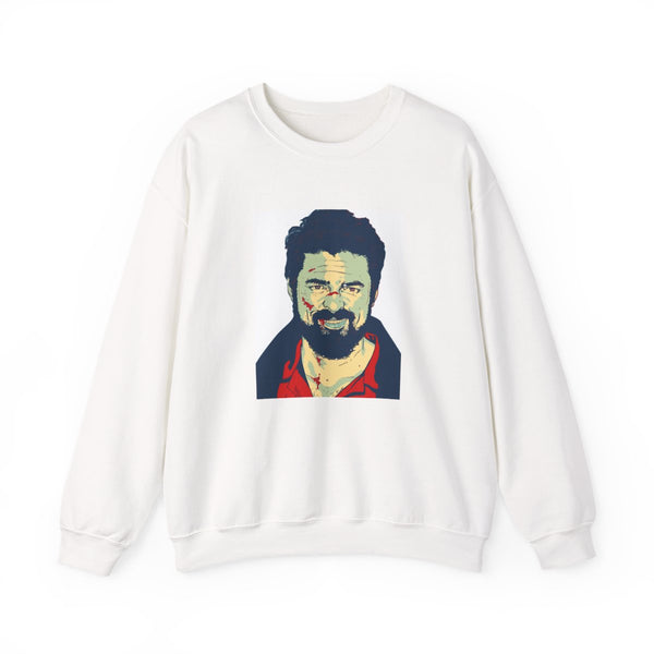 Billy Butcher Face Sweatshirt White Front