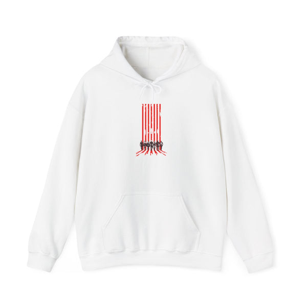 The Seven Silhouettes Hoodie White Front