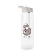 Tabby Cat - Cats Clear Water Bottle 6