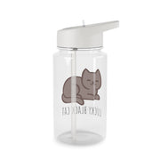 Lucky Black Cat - Cats Clear Water Bottle 2