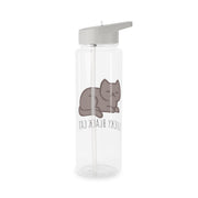 Lucky Black Cat - Cats Clear Water Bottle 7