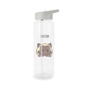 Meow Green - Cats Clear Water Bottle 7
