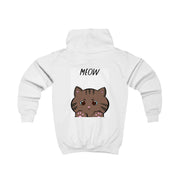 Meow Purple - Cats Kids Hoodie 2