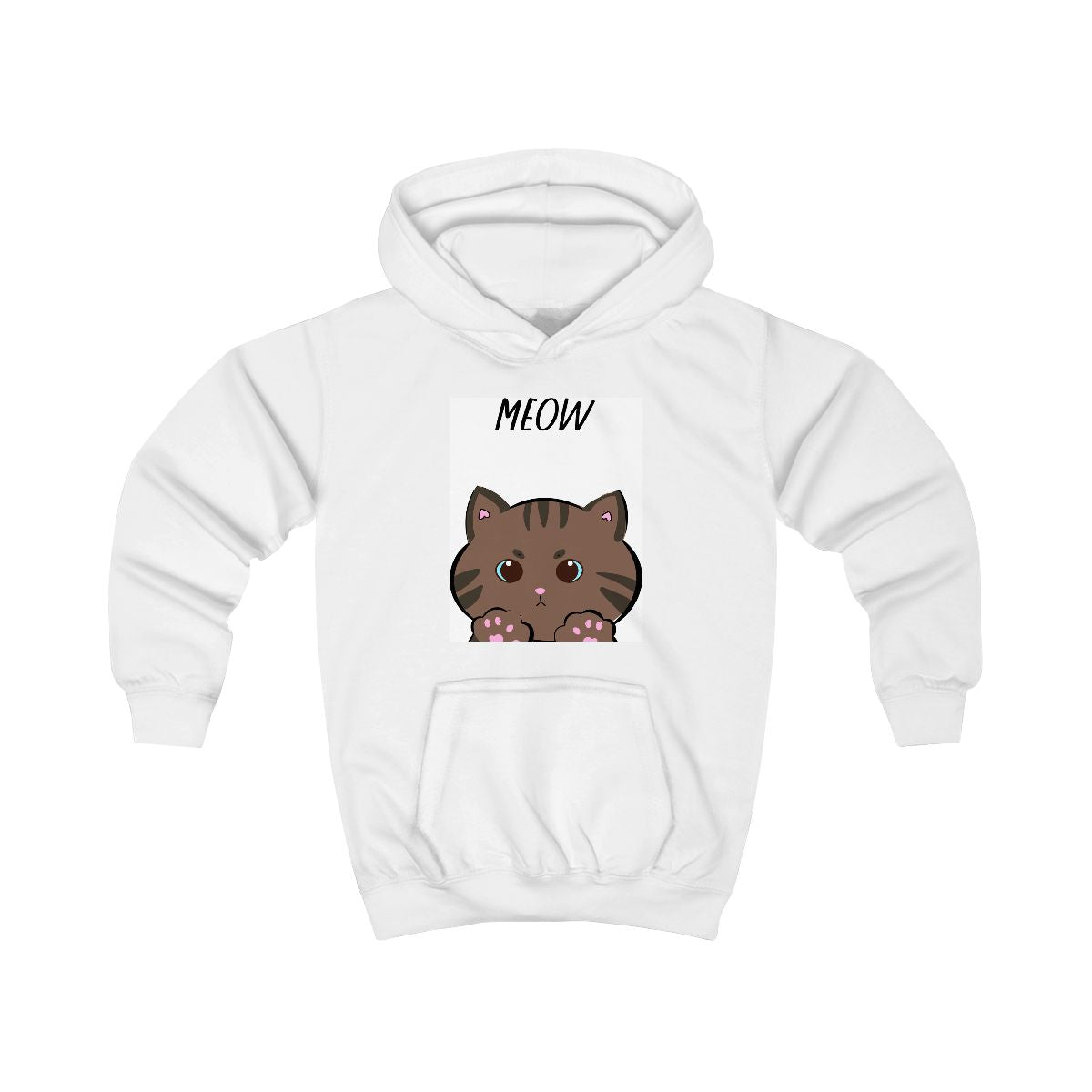 Meow Purple - Cats Kids Hoodie
