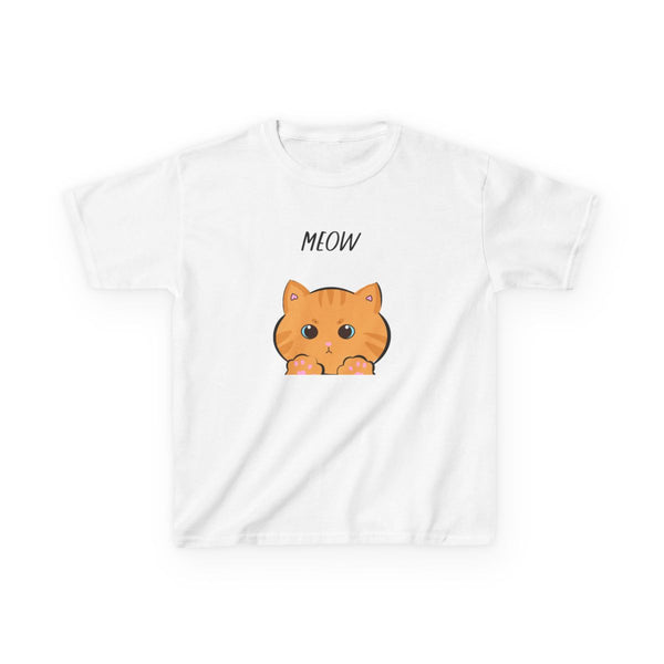 Ginger Cat - Cats Kids T-Shirt White Front