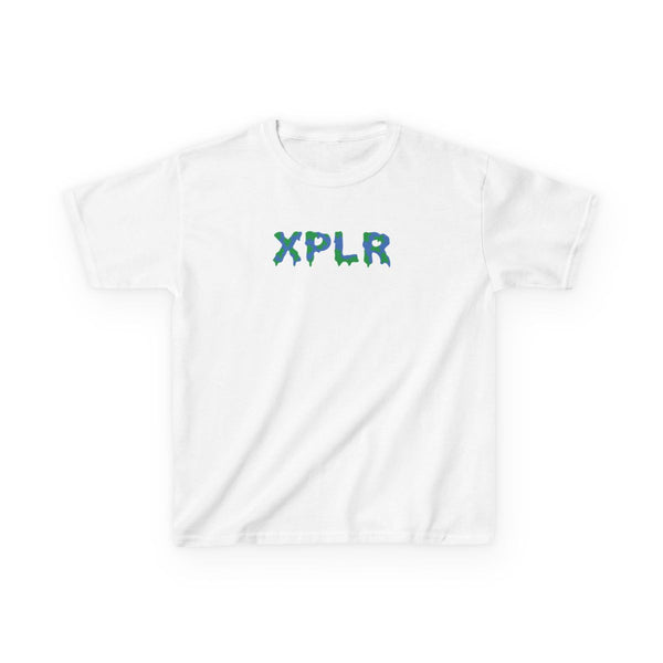XPLR - S & C Kids T-Shirt White Front