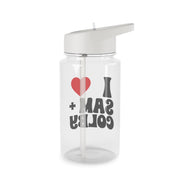I Love S & C Clear Water Bottle 2