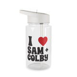 Sam And Colby Clear Water Bottles