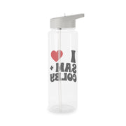 I Love S & C Clear Water Bottle 7