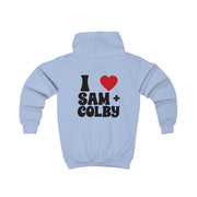 I Love S & C Kids Hoodie 6