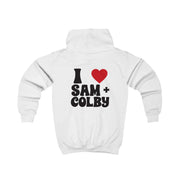 I Love S & C Kids Hoodie 2