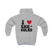I Love S & C Kids Hoodie 4